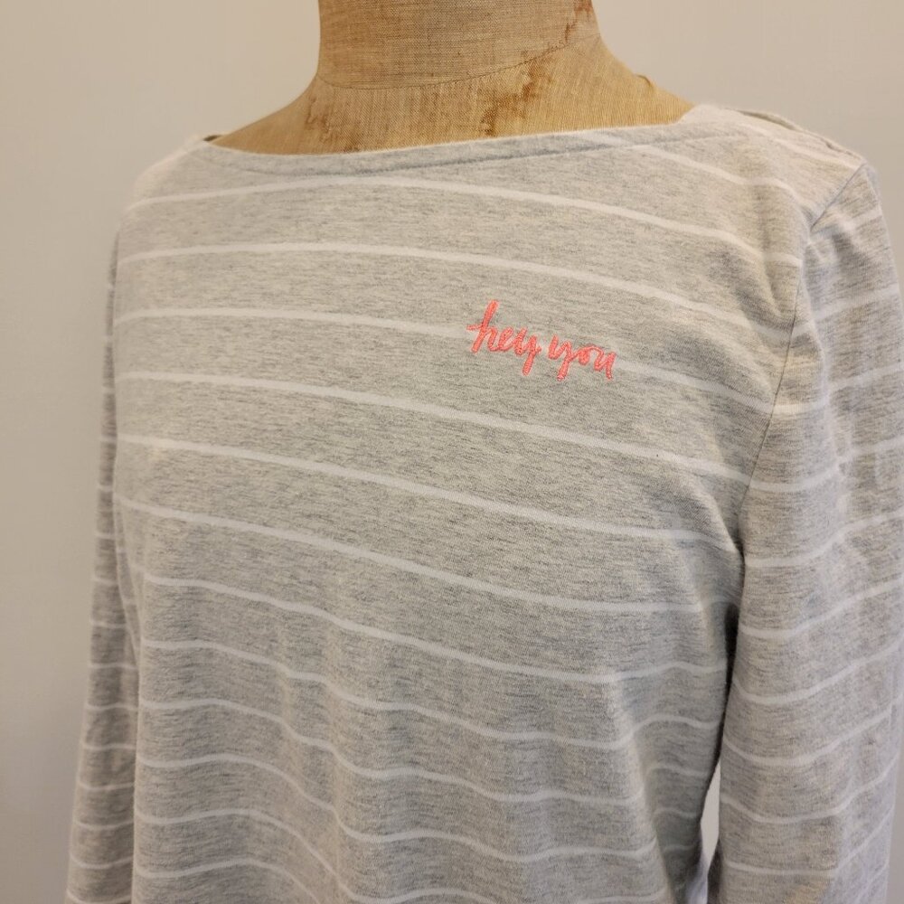 a new day ¾ Sleeve Striped Tee
